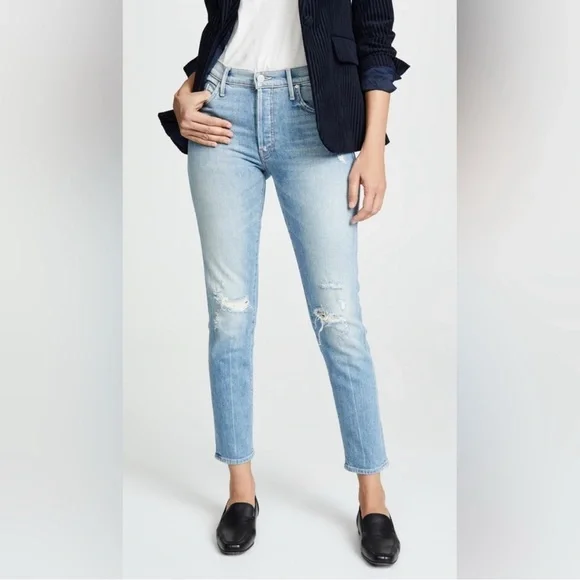 MOTHER SUPERIOR The Stinger Flood High As The Heavens Button Skinny Jeans Sz.26 - Picture 1 of 13
